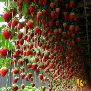 Клубника ампельная Анастасия купить по цене от 370р. в интернет-магазине «Посадика» с доставкой почтой в в Острогожске и по всей России – [изображение №1].